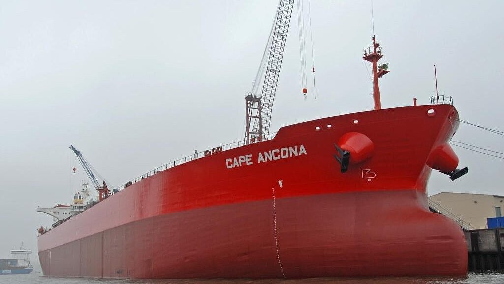 Sinokor erwirbt den Aframax-Produktentanker „Cape Ancona“ und drei Schwestern. Foto: Hasenpusch Sinokor erwirbt den Aframax-Produktentanker „Cape Ancona“ und drei Schwestern. Foto: Hasenpusch