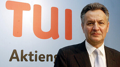 TUI-Chef Michael Frenzel. Foto: TUI TUI-Chef Michael Frenzel. Foto: TUI