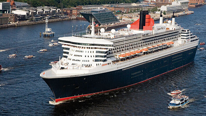Wie 2011 ist die „Queen Mary 2“ auch 2012 wieder zu Gast. Foto: Hamburg Cruise Days Wie 2011 ist die „Queen Mary 2“ auch 2012 wieder zu Gast. Foto: Hamburg Cruise Days