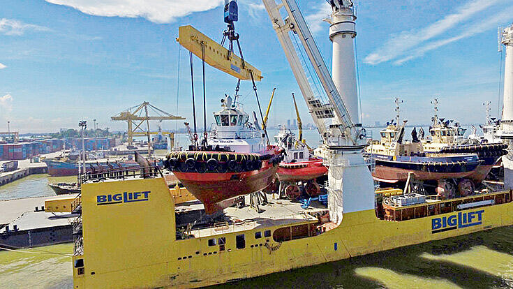 Schlepper am Haken