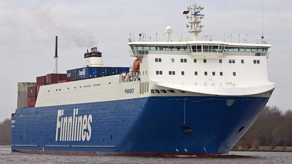Der jüngste Neubau in der Flotte der Reederei: „Finnsky“. Foto: Finnlines
