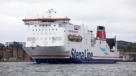 Die Windanlagen auf dem Vorschiff der „Stena Jutlandica“. Foto: Stena Line Die Windanlagen auf dem Vorschiff der „Stena Jutlandica“. Foto: Stena Line