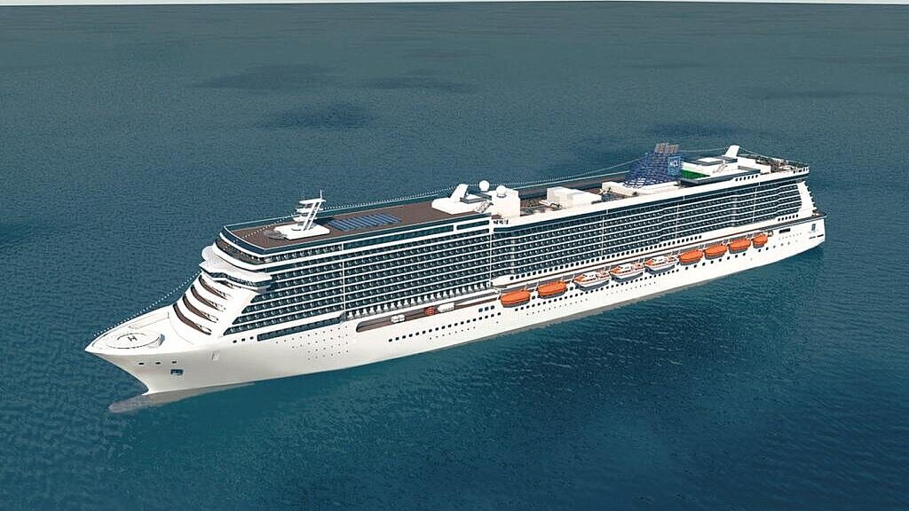 Projektzeichnung der NCL-Schiffe „Norwegian Breakaway“ und „Norwegian Getaway“. Grafik: Meyer Werft Projektzeichnung der NCL-Schiffe „Norwegian Breakaway“ und „Norwegian Getaway“. Grafik: Meyer Werft