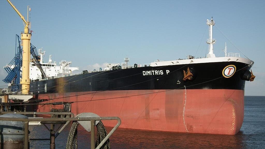 Tanker-Neubau „Dimitris P“ erstmals bei NWO in Wilhelmshaven. Foto: Bökhaus