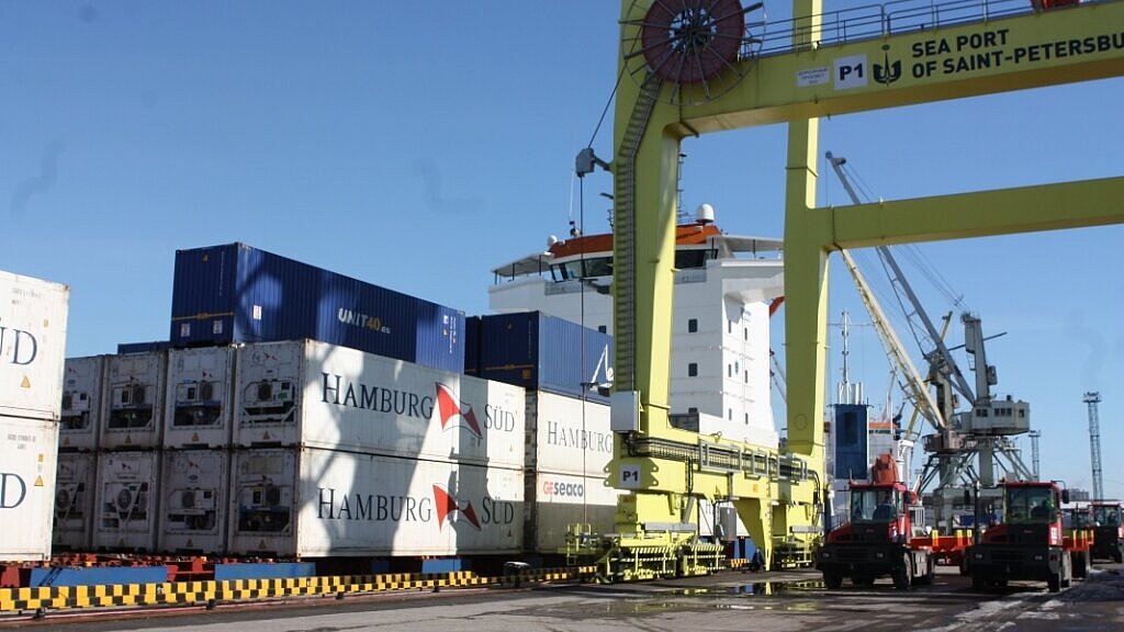 In St. Petersburg ging der Güterumschlag zurück - der Containerumschlag ist jedoch gestiegen. Foto: Delta Shipping
