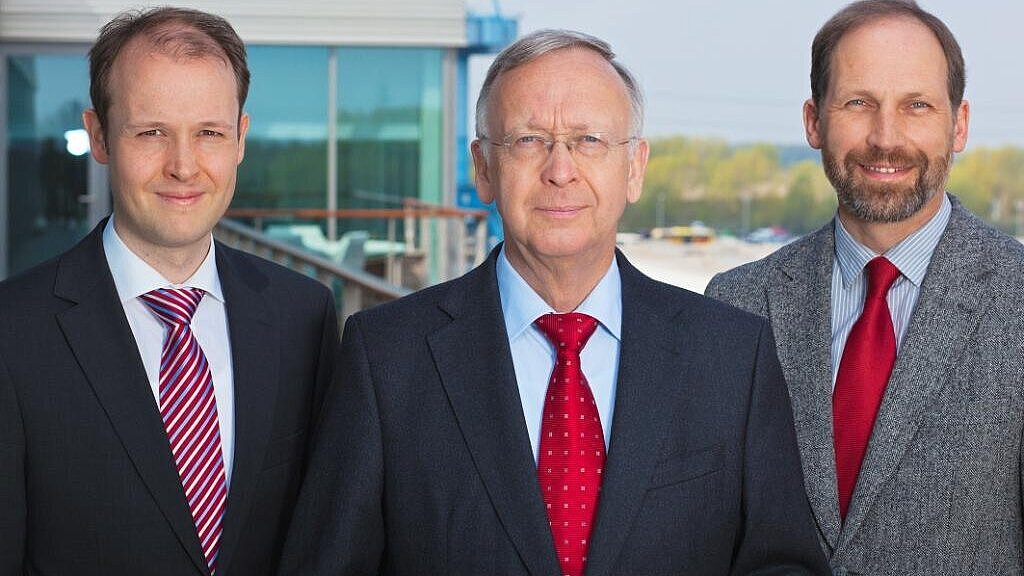 Dr. Jan Meyer, Bernard Meyer und Lambert Kruse (v.l.). Foto: Meyer Werft Dr. Jan Meyer, Bernard Meyer und Lambert Kruse (v.l.). Foto: Meyer Werft